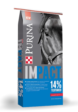 Purina® Impact 14 Racetrack Horse Feed (50 lb)