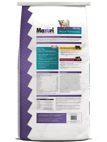 Mazuri® Mini Pig Mature Maintenance Feed