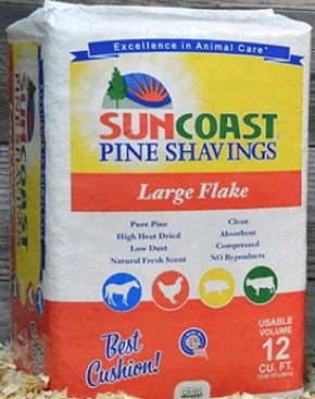 SUNCOAST® Pine Shavings Bedding Large Flake (12 cf)
