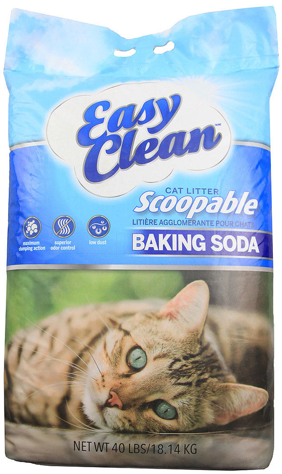 Pestell Easy Clean Scoop Litter w/Baking Soda (40 lbs)