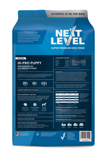 Next Level Super Premium Dog Food Hi-Pro Puppy